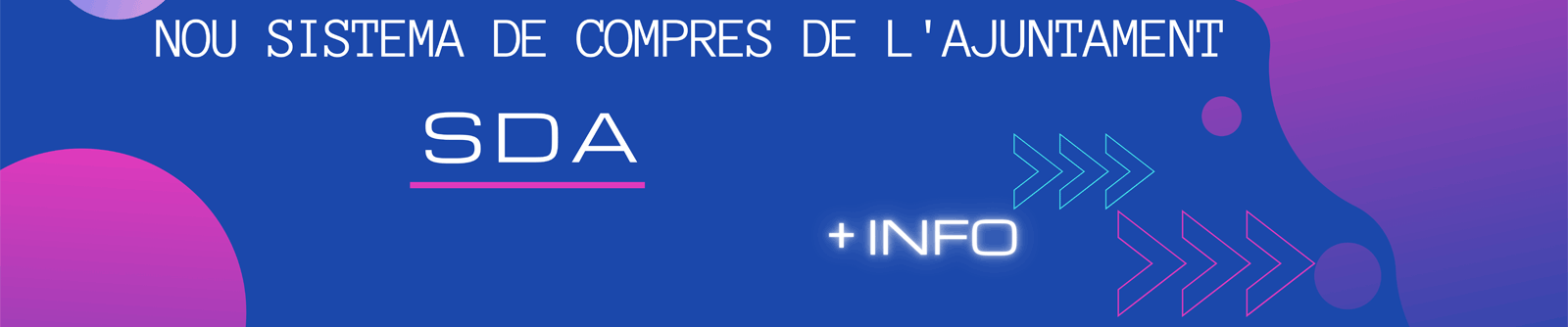Nou sistema de compres de l'Ajuntament · SDA