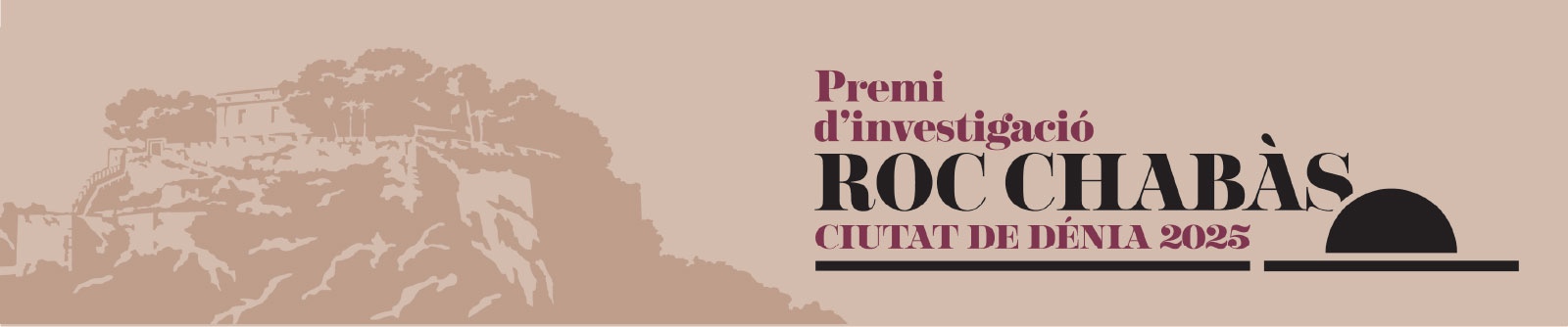 Premi d'invenstigació Roc Chabàs Ciutat de Dénia 2025